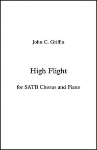 High Flight SATB choral sheet music cover Thumbnail